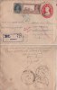 Br India, King George VI, Train, Railway, Locomotive, Registered Postal Stationary Envelope,  As Scan - Briefe