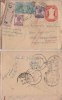 Br India, Experimental P O, King George VI, Lion Pillar, Registered Postal Stationary Envelope,  As Scan - Briefe