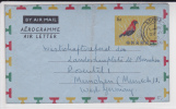 GHANA - 1960 - LETTRE AEROGRAMME De ACCRA Pour MÜNCHEN (GERMANY) - OISEAU - BIRD - Ghana (1957-...)