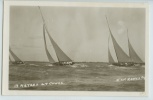 Cowes - Régates/yachting - Voiliers 12 Metres (Kirk Cowes) - Bateau/ship/schiff/boat - Carte Photo Ancienne - Cowes