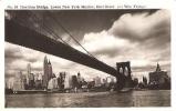 CPSM - NEW YORK CITY - BROOKLYN BRIDGE …EAST RIVER - Edition WM Frange - Ponts & Tunnels
