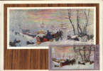 Russia-Maximum Postcard 1972- V.M.Kustodiev-Week Cheese-painting - Impresionismo