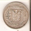 MONEDA DE PLATA DE LA REP. DOMINICANA DE MEDIO PESO DEL AÑO 1960  (COIN) SILVER,ARGENT. - Dominicaanse Republiek