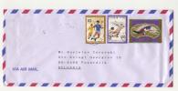Mailed Cover (letter) With Stamps   From  Japan - Cartas & Documentos