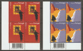 Portugal Europa CEPT 2004 X 4 Avec Code De Barres Vacances ** Portugal Europa 2004 X 4 With Barcode Holidays - Unused Stamps