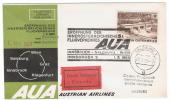 Oostenrijk AUA  Erstflug 1963 - Innsbruck - Salzburg - First Flight Covers