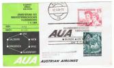 Oostenrijk AUA  Erstflug 1964 - Linz - Wenen - First Flight Covers