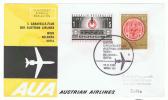 Oostenrijk AUA  Erstflug 1965 - Caravelle - Wenen - Sofia - First Flight Covers