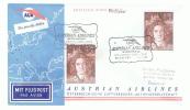 Oostenrijk AUA  Erstflug 1960 - Wenen - Budapest - Erst- U. Sonderflugbriefe