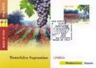 Italia 2012 Maximum Card FDC Vini Italiani DOCG Umbria: Sagrantino Di Montefalco - Vins & Alcools