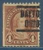 ETATS UNIS , UNITED STATES , 4 C , M. Washington , Préoblitéré " DAYTON OHIO " , 1922 - 25 , N° YT 231 - Precancels