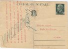 PETRALIA SOTTANA / PALERMO - Card_ Cartolina Pubblicitaria 26.12.1944  " Dr. Francesco Salv. DI CHIARA " - Cent. 15 - Publicité