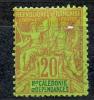 NVlle-CALEDONIE  1892 (ob)  Y&T N° 47 - Used Stamps