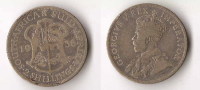 AFRIQUE DU SUD  2 SHILLING 1936    ARGENT - Sudáfrica