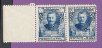 MONACO TIMBRE N° 69 NEUF SANS CHARNIERE LE PRINCE LOUIS II PAIRE - Neufs