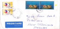 Cover France To Honduras 1997 - Covers & Documents