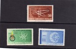 TURCHIA - TURKÍA - TURKEY 1963 RICERCHE NUCLEARI - NUCLEAR RESEARCH SERIE COMPLETA MNH - Ongebruikt