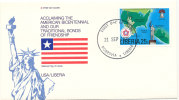 Liberia FDC 21-9-1976 U.S. Bi-Centennial 1776 - 1976 With Cachet - Us Independence