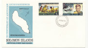 Solomon Islands FDC 24-5-1976 U.S. Bi-Centennial 1776 - 1976 With Cachet - Onafhankelijkheid USA