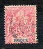 Delcampe - MAYOTTE 1892  (ob)  Y&Tn° 11 - P14x13 - Used Stamps