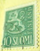 Finland 1954 Heraldic Lion 10m - Used - Oblitérés