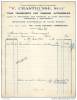 Relevé De Facture F. CHASTRUSSE Succ. Tous Transports Par Camions Automobiles - AUBERVILLIERS 93 Seine Saint Denis - Automobile