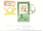 1979 Albert Einstein Michel Bl 54 / Sc 1990 / YT BF 51 FDC/PDJ [ls] - Cartas & Documentos