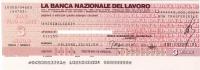 BANCA NAZIONALE DEL LAVORO  /  Assegno Circolare_ Fino A 3 Milioni Di Lire - Altri & Non Classificati