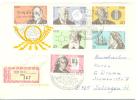 1979 Persönlichkeiten (VII)  Mi 2406-11 / Sc 1994-9 / YT 2073-8 FDC / PDJ [ls] - Briefe U. Dokumente