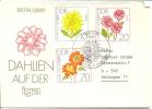 1979 IGA Erfurt: Dahlien  Mi 2435-6,40 / Sc 2022-3,27 / YT 2100-1,05 FDC/PDJ [ls] - Storia Postale