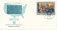 Commores FDC 15-1-1976 U.S. Bi-Centennial 1776 - 1976 With Cachet - Us Independence