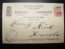 TAMMERFORS KOUVOLA  ADMINISTRATION RUSSE RUSSIA RUSSIE FINLAND FINLANDE  ENTIER POSTALE GANZSACHE STATIONERY - Lettres & Documents