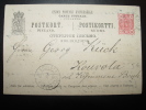 TAMMERFORS  KOUVOLA  ADMINISTRATION RUSSE RUSSIA RUSSIE FINLAND FINLANDE  ENTIER POSTALE GANZSACHE STATIONERY - Storia Postale