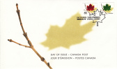 Canada FDC Scott #2009-#2010 80c And $1.40 Maple Leaf - Coil Definitives - 2001-2010