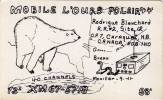 Mobile L' Ours Polaire - Carte Radio Amateur - XM67-5718. (41071) - Osos