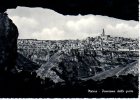 MATERA Panorama Dalla Grotta  (Scan Recto Et Verso) - Matera