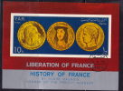 YAR  1969  History Of France Mi Nr Block 116 Used - Jemen