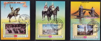 KINGDOM 1970  PHILYMPIA   Souvenir Sheets Mi Nr Blocks 205, 206, 207 Used - Yémen