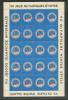 ITALY  1956   CORTINA D´AMPEZZO  FULL  SMALL SHEET OF  SOUVENIR STAMPS - Inverno1956: Cortina D'Ampezzo