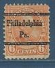 ETATS UNIS , UNITED STATES , 6 C , Préoblitéré : " Philadelphia Pa. " , Garfield , 1922 - 25 , N° YT 233 - Vorausentwertungen