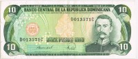 Billete 10 Pesos Republica DOMINICANA, Mella Y Mineria - República Dominicana