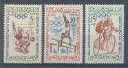 Royaume Du MAROC :1960: Y.413-20**MnH : ## OLYMPICS ROME 1960 ## :ATHLETICS,WRESTLING,CYCLING,BOXING,FENCING,GYMNASTICS, - Estate 1960: Roma