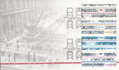 Canada FDC Scott #2031a Vertical Strip Of 4 49c Urban Transit/Light Rail - 2001-2010