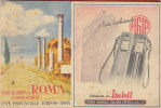$-346- Cartina Di Roma - 63 Itinerari 1939 - Ala Littoria - Agip Italoil - Wegenkaarten