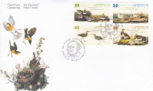 Canada FDC Scott #2098a Block Of 4 50c Birds By John James Audubon - 2001-2010