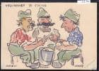 (ca Bellinzone ) Marzo 1942 Cucina - Disegno Matita E Aquerello Firmata O. Dikman (Hans Schatzmann) ; F. 10 / 15 (9270) - Bellinzone