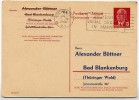 DDR P65A Antwort-Postkarte ZUDRUCK #1-2  Sost. SOCIAL SECURITY ROCHESTER USA 1960 - Private Postcards - Used