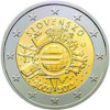 SLOVACCHIA  2 EURO COMMEMORATIVI 2012 10º ANNIVERSARIO INTRODUZIONE IN CIRCOLAZIONE MONETE EURO  FDC Da  ROTOLINO - Eslovaquia