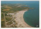 CP VUE PAR AVION  PLOEMEUR, LA PLAGE DE KERAM, VUE AERIENNE, MORBIHAN 56 - Ploemeur