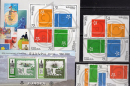 Hirte EUROPA Mongolei Block 356,Armenia 545/8,VB+Bl.24 ** 15€ Rind Blocs Bloque Hoja Ss Sheets M/s Bf 50 Years CEPT - 2006